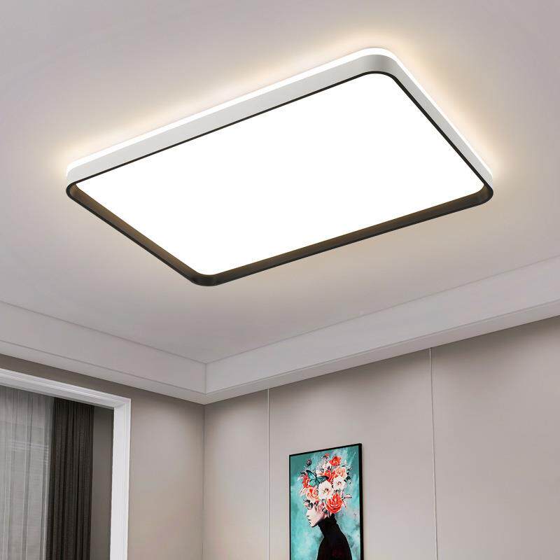 客厅灯960现款代简约大气225新全光谱ld0吸顶灯长方家用大厅e大灯