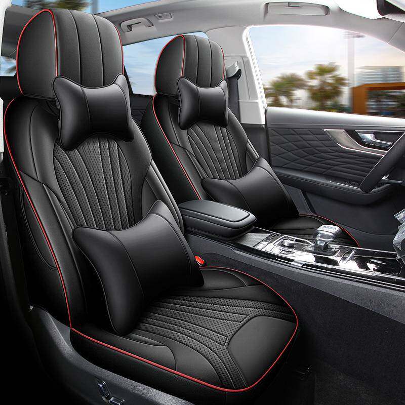 2GLV022款红旗HS5专用座套9汽车垫皮坐革1坐全包围四季通用内饰垫