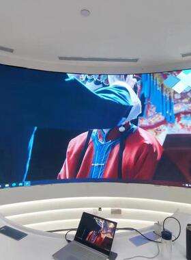 室内P1l.无86全彩ed显示缝屏会议室CDS监控室橱窗高清拼接广告大