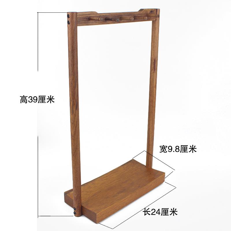 步步步高升步高简约笔挂升檀香木摆波罗格笔架花梨笔件搁书房文房