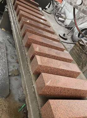 红色岗花岩贵妃红石材家族石碑陵349园墓高梁红墓碑草坪碑公座