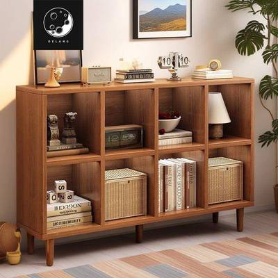 柜收纳柜置子物柜储物一靠墙置物架客厅厨房RKZ储物柜格子柜茶水