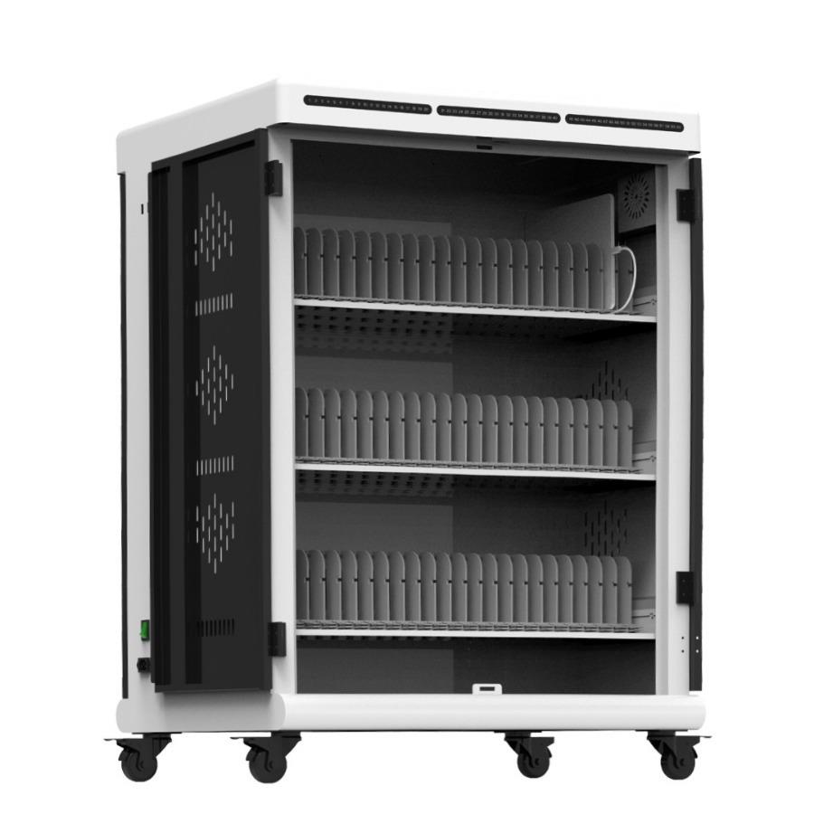 60位平板充电柜交流充电移动智能充电推车