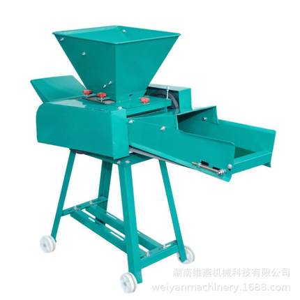 铡草机小型干湿两用家用220v自动输送带玉米秸秆碎草机牛羊养殖