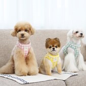 狗狗牵引绳背心式 中小型犬柯基法斗柴犬遛狗绳可调节胸背带狗链子