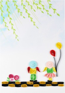 衍纸套装 初学小学生学校手工社团培训辅导班课程培训DIY材料包团