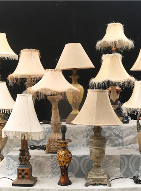 孤品大集合--欧式复古落地桌面台灯民宿客厅卧室床头创意装饰摆件