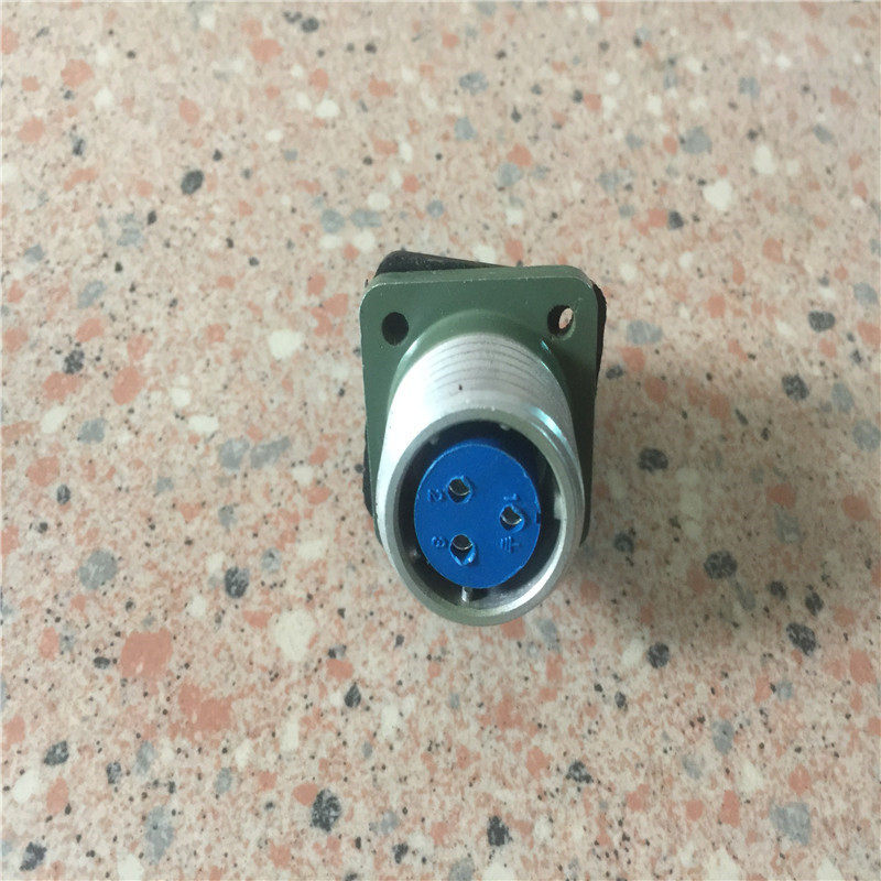 山银机械三芯航空插头信号输出线链接器硫化机配件
