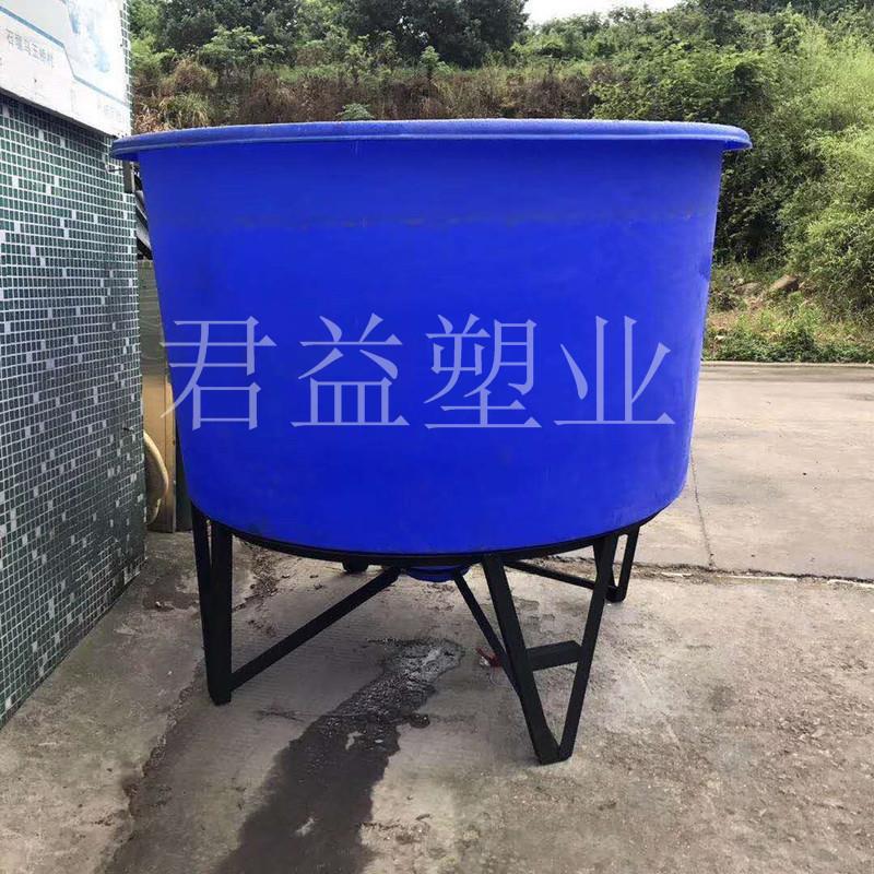 殖鱼虾石斑鱼养苗料PE桶石斑鱼养锥殖塑圆形桶养底孵化桶
