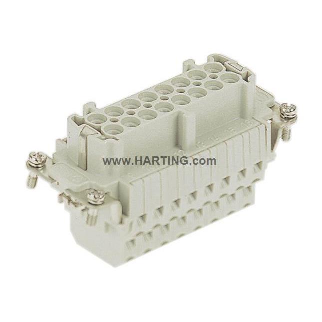 033016277德国HARTIN16芯母头HAN16EES-2FG580800V9/16A