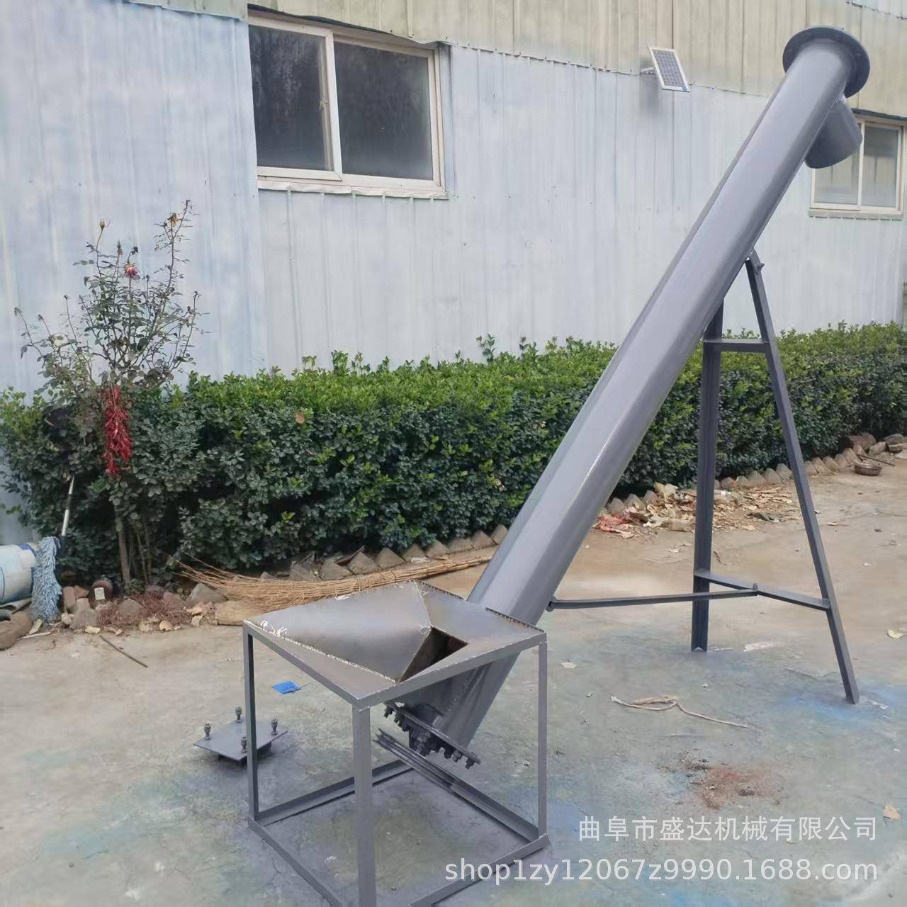 YRG1载65管径旋自动化螺提升机白糖食盐不锈钢料管径上机车式蛟龙