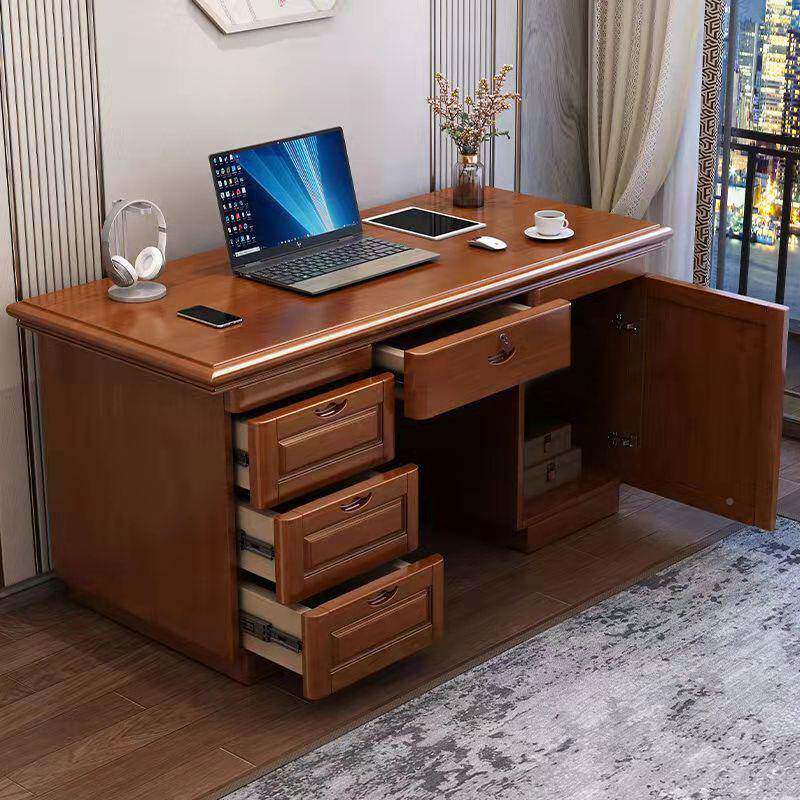 写字办公实木电家脑家用办书办公桌椅一套书桌用书台OEL公家学生