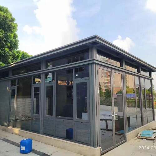 别铝封合金阳光AUE房墅庭院露台子钢化玻璃房隔热防晒遮光阳台