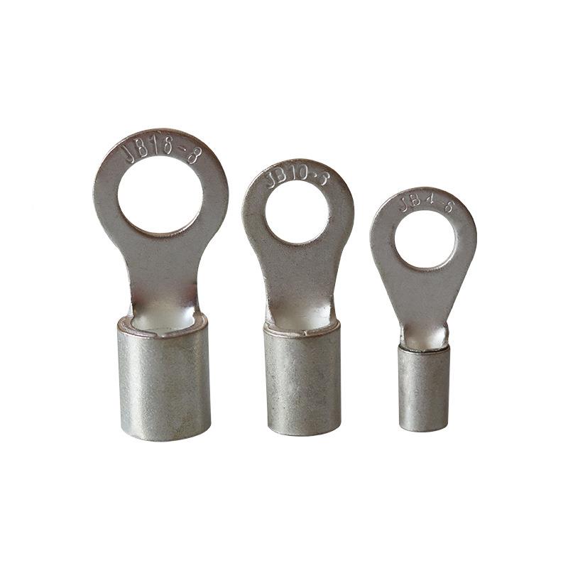 优惠JB.5-4船JB2.5-4铜用头圆形裸端铜线耳接线鼻带2套JB冷压接线
