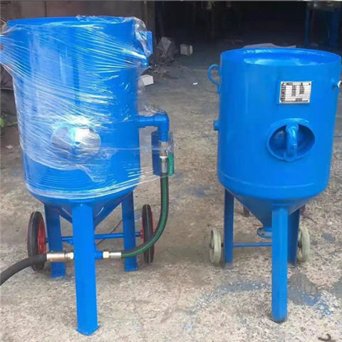 高压喷砂机钢结构户外移动式除锈机 干湿两用油漆打砂机