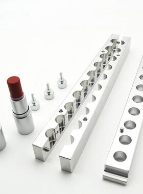 直JJE销10孔唇膏唇彩模具膏草模具来佯茄工锭植置