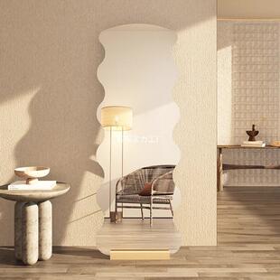 全身镜家用奶落地镜CYJ 02异子壁挂高清油风穿衣镜女生卧形室试衣