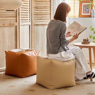 皮轻奢墩榻米地上榻坐垫客厅含家用创意猫爪皮pt3蒲团飘窗不芯