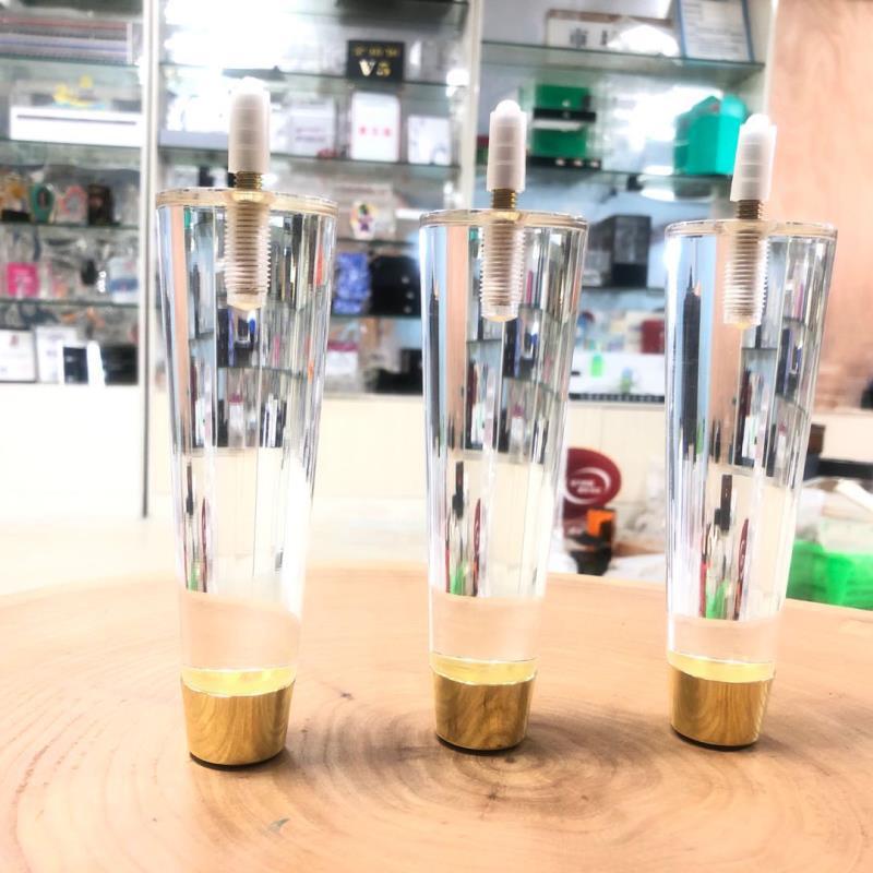 跨境爆款 亚克力透明沙发脚 水晶脚 餐椅脚 有机玻璃沙发腿柜脚