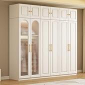 衣柜家用简卧室出租木房用约对开门KNU衣橱质童简儿易小户型柜子