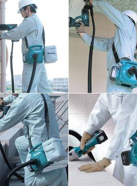 装牧MAKI原TA充电式吸尘器田配套吸尘角磨机吸灰尘1V8OTL集尘DVC3