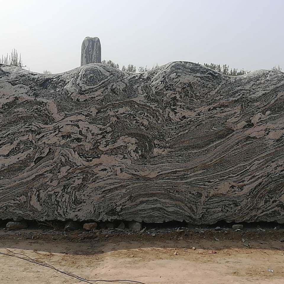 泰山石切片景自然BSG观石景观区造景石自摆然风景石件