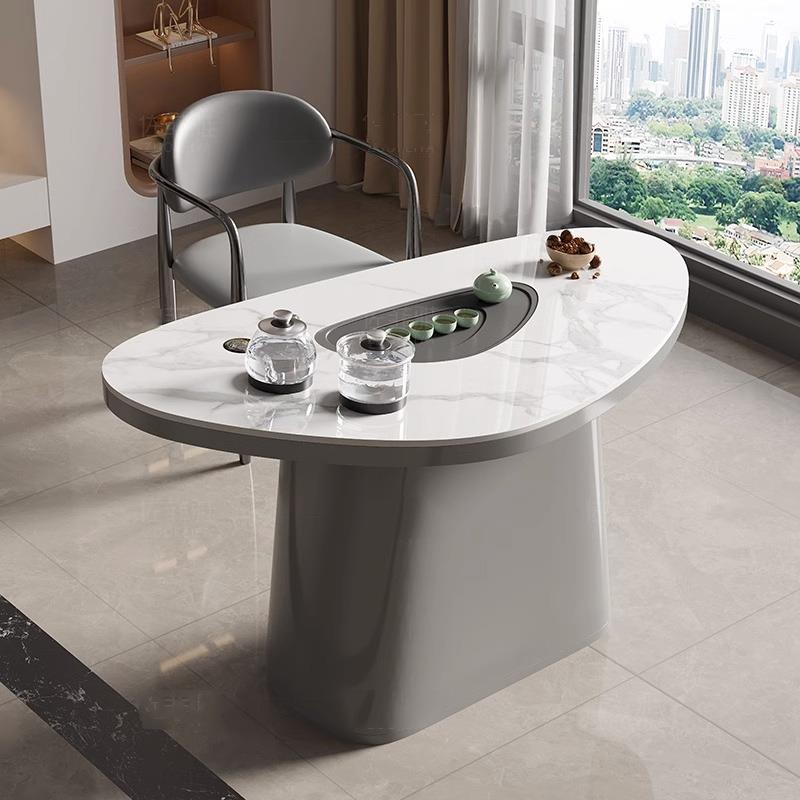 现台代简奢阳茶桌办公室小茶台ELL约小户型家用客厅烧水泡茶轻一