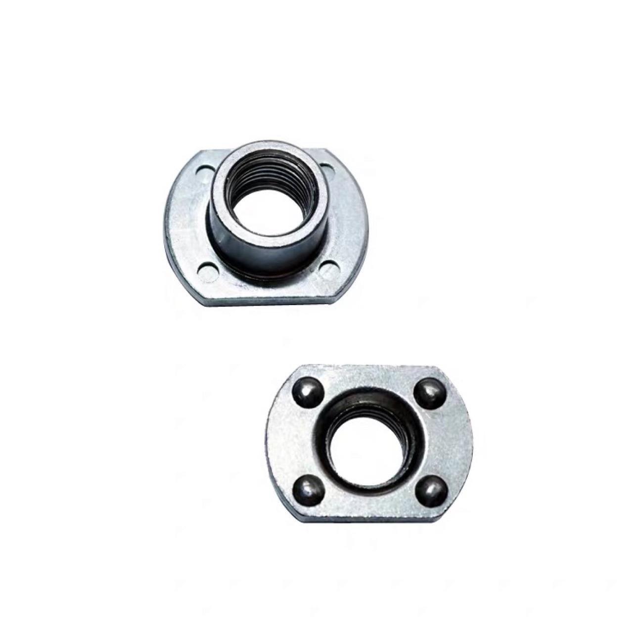 汽3215用标准T型焊接螺母WN14315汽车安全M带螺帽M6-1-27/1620牙