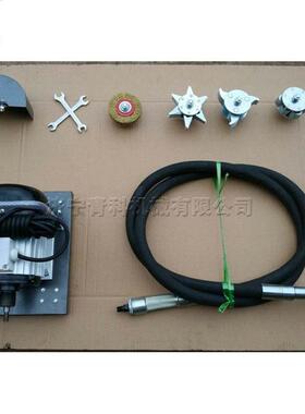 手持式动机除光锈电船舶甲KIQ板打磨抛机不锈钢管道内壁除锈工具