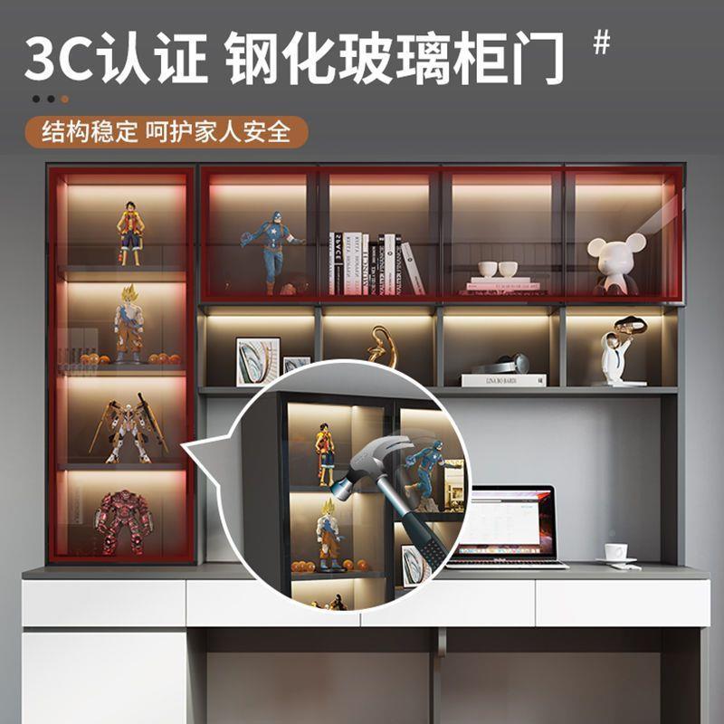 1双人书桌桌书一体轻奢办公桌电孩脑桌家用台式写字桌子学习架桌
