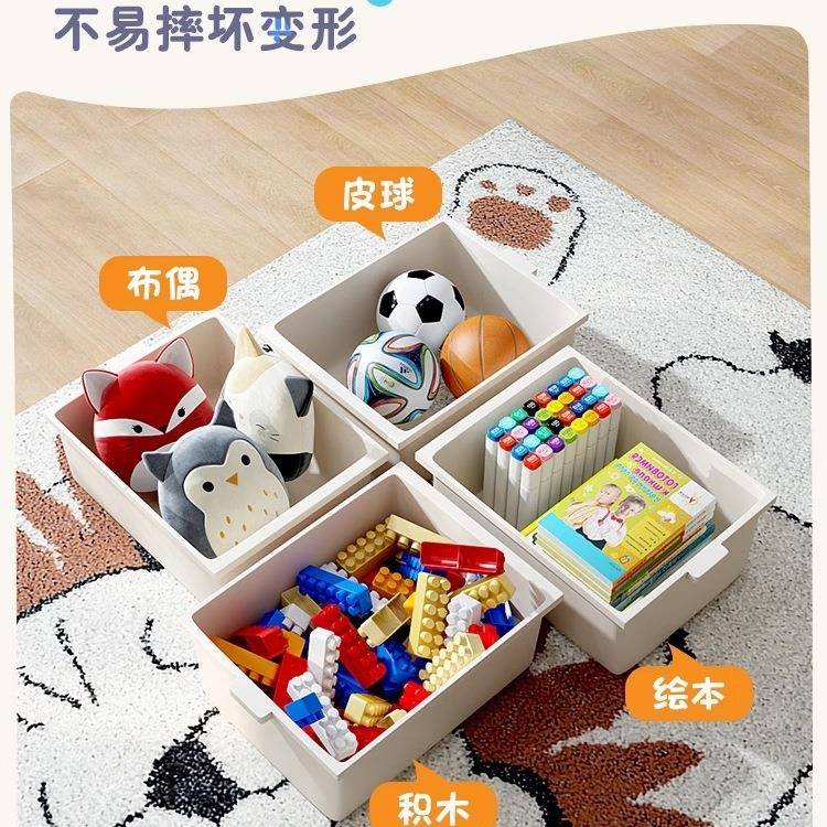 儿童具收纳多玩层可移架动置物架书架落地客厅幼柜儿园GWF储物整
