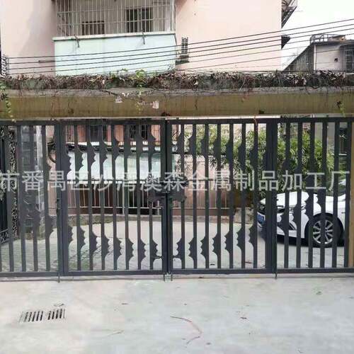 广州庭工厂艺制作别墅铁大门庭院铁大艺门欧式院电动大门727欧式