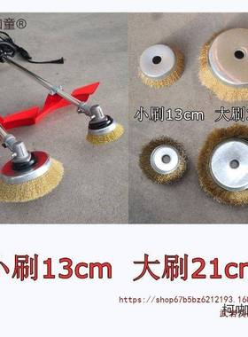 电动机除锈打磨机彩钢瓦PZL除锈钢丝轮手持式船舶锈混除泥土打太