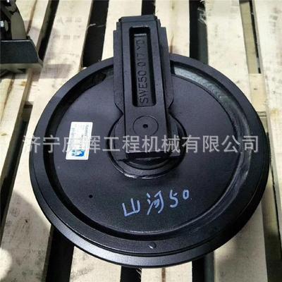 SH330挖SH330掘机链条链轨支重轮引动齿导轮拖轮驱钩总机履带板成