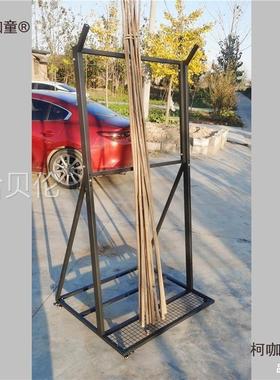 果摆放架子示架超DRQ市列货架靠甘蔗置物陈展架水店铁架架子收麦