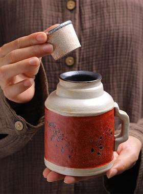 你室陶EHO瓷水壶复古做旧家用养生壶办公泡茶壶创意热茶具迷小暖