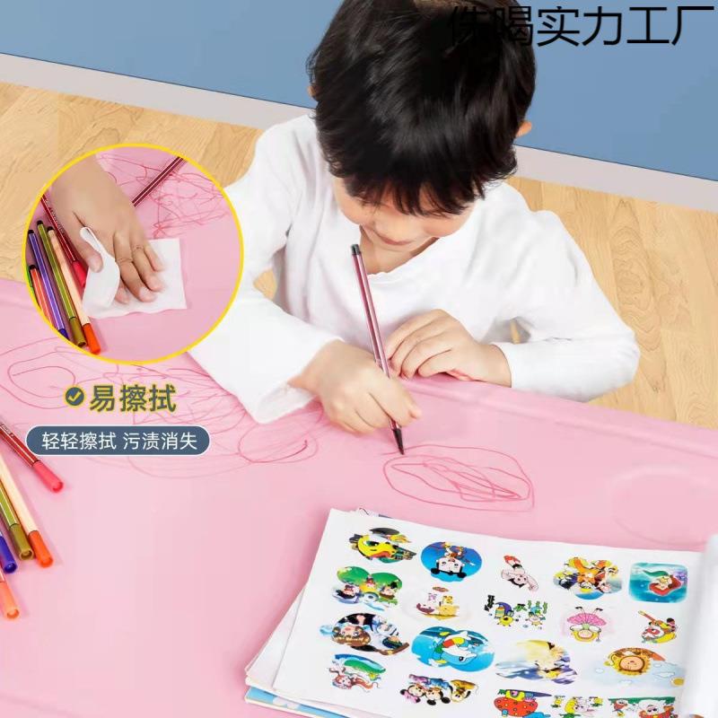 儿童用桌椅套装幼儿园小写字桌子家宝宝塑卡孩通桌料加厚卡MDR扣