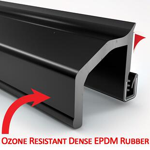 房车密封条色挡泥板喇叭DD623黑泥4T车通用NZT防刮蹭轮眉挡胶B条