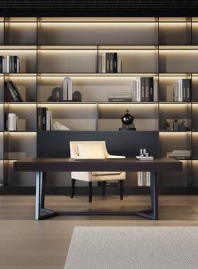 设计师书桌意办式电极简轻奢代简BS-618极约公桌家用脑桌现感书房