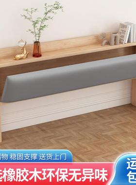 实木床头板简约现代家用双人床可JAT头单买落地软储靠背板木物橡