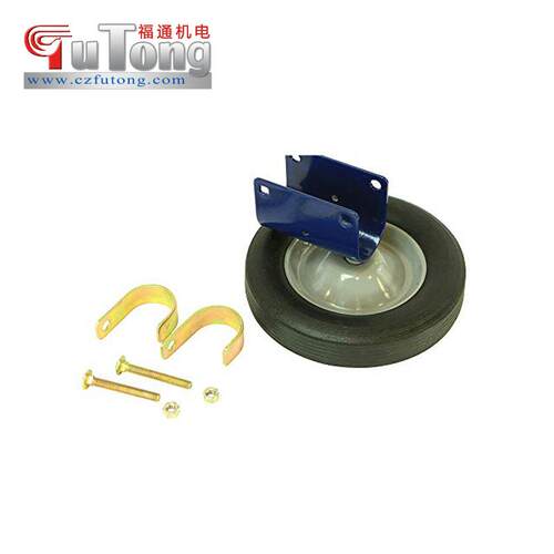 脚6D英寸带抱箍支924撑轮EL9788新款重型脚轮制作
