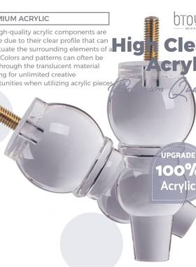 亚克力葫芦桌腿现代简茶约沙水晶柜脚电视柜撑15315腿几脚发支台