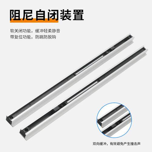 幽门隐咨询客服形灵轨道五金木配件卫拉生间推移门静音吊滑轮缓冲