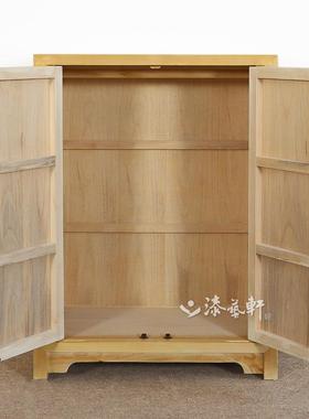 小原木香樟木全实木户型儿童门OMY双衣柜橱收纳储物柜卧室免漆子