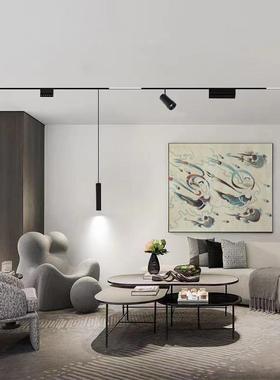 智能磁轨道灯8明装vdali调光LED吸FG204嵌入式0-10v家用客厅无主