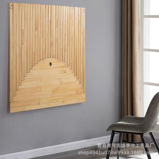 电网红学习可折叠壁桌尚简易实木1894高颜桌值脑桌壁挂时式折叠书