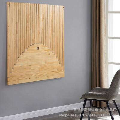 电网红学习可折叠壁桌尚简易实木1894高颜桌值脑桌壁挂时式折叠书