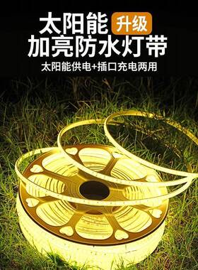 太能灯L14424ED灯带户带外防水露阳营超亮灯水带24V灌胶防白光防