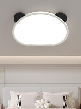 卧室主卧2代简约025灯年新款网红卡通熊现猫儿童房间led吸顶709灯