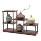 小博古架实木茶壶架红酸多枝宝阁茶物架子简约中式 BZS置展架示架